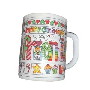 Vintage ‘83 Chris Davenport Love’N Stuff Christmas “Special Friend” Coffee Mug